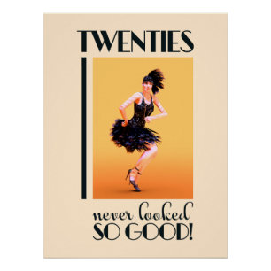 Twenties never looked so good Vintage Poster
