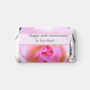 Twentieth Wedding Anniversary Perfect English Rose Hershey's Miniatures