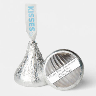 Twentieth Wedding Anniversary Platinum  Hershey®'s Kisses®