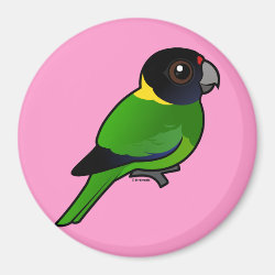 Customizable Twenty-eight Parrot Round Magnet