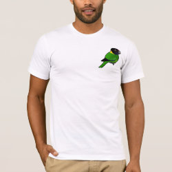 Customizable Twenty-eight Parrot Men's Basic American Apparel T-Shirt
