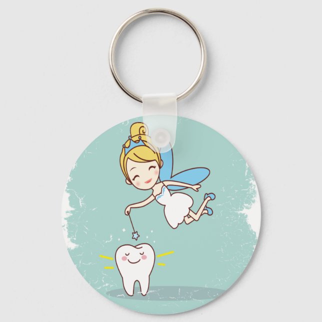 Twenty-eighth February - Tooth Fairy Day Keychain (Front)