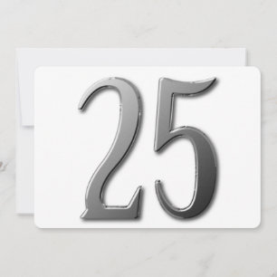 Twenty Five Invitation