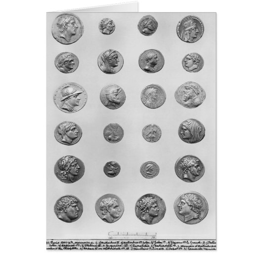 Twenty four coins cards (Front)