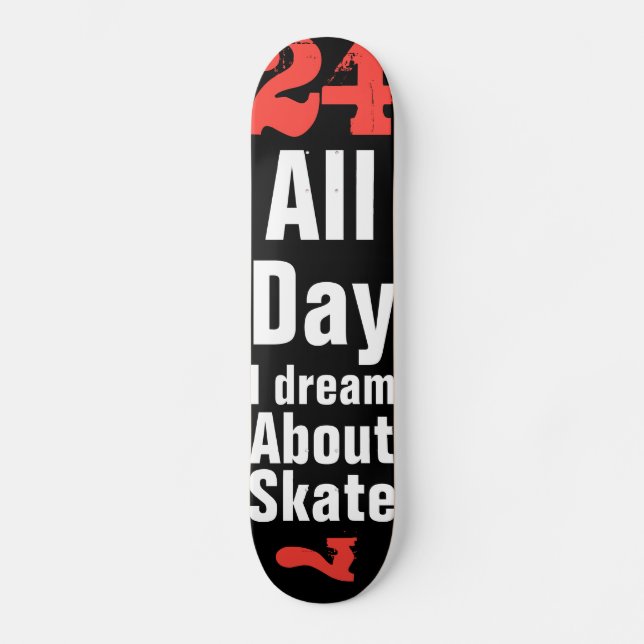 Twenty Four Seven Skateboard Deck (Front)