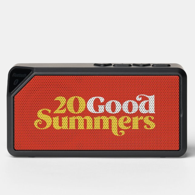 Twenty Good Summers Bluetooth Speaker (Front)