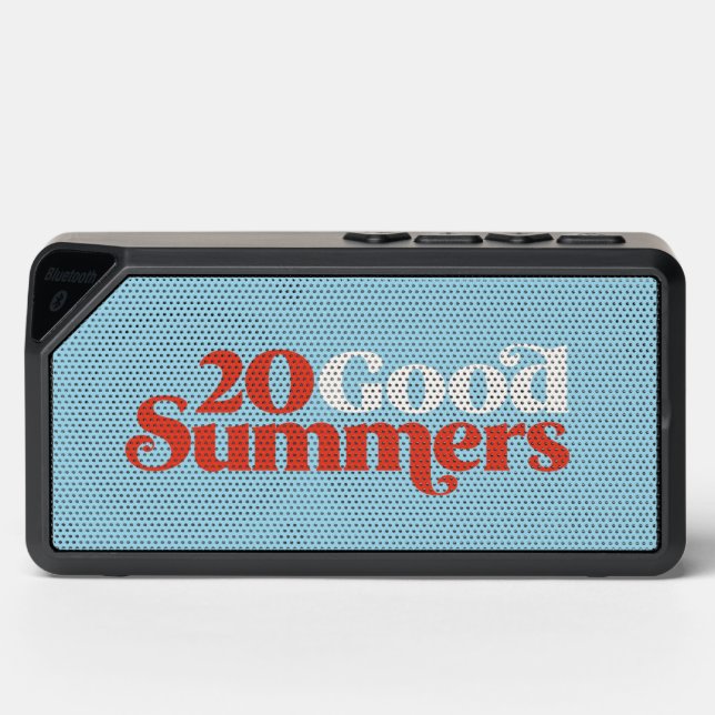 Twenty Good Summers Bluetooth Speaker (Front)