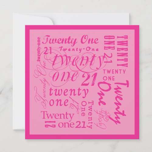 Twenty_One Invitation