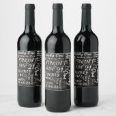 Twenty One Wine Label (Bottles)