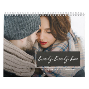 Twenty Twenty Five Script Photo Calendar