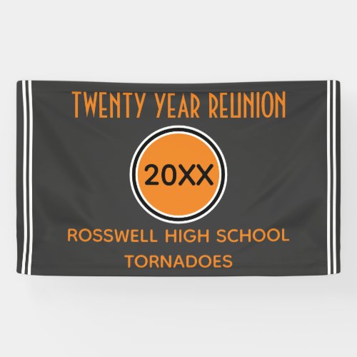 Twenty year Class Reunion   Banner