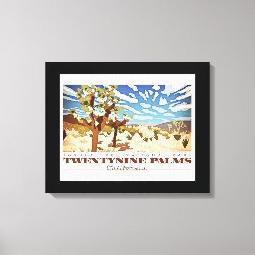 Twentynine Palms Califorina Canvas Print