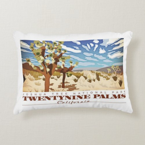 Twentynine Palms Califorina Decorative Pillow