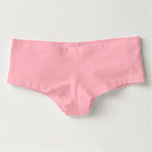 Twerk pink boy shorts underwear for women (Front)