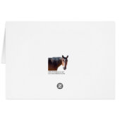 TWH Horse Farrier Hoof Care - Blank Inside Cards (Back Horizontal)