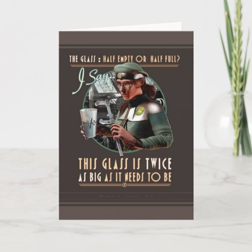 Twice as Big as it Needs to Be Card
