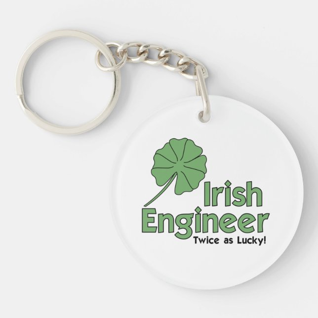 Twice As Lucky Keychain (Front)