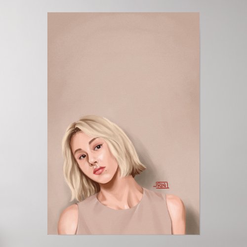 TWICE Chaeyoung Art Poster Picture