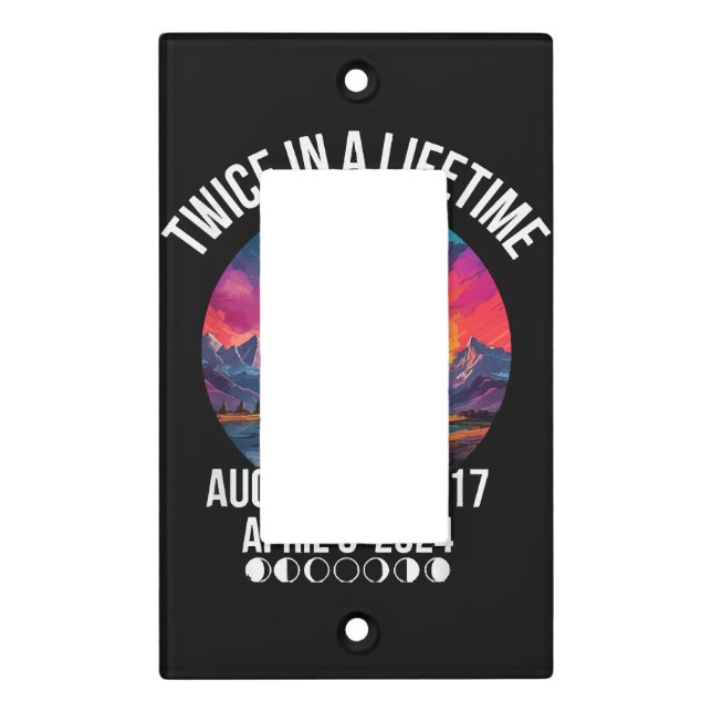 Twice in a Lifetime April 08 April 2024 GIft For Light Switch Cover (Front)