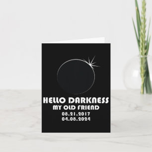 Twice In A Lifetime Total Solar Eclipse 2024 Card