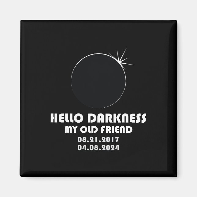Twice In A Lifetime Total Solar Eclipse 2024  Magnet (Front)