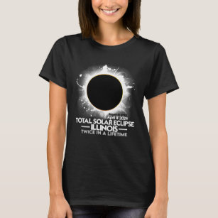 Twice In a Lifetime Total Solar Eclipse ILLINOIS 2 T-Shirt
