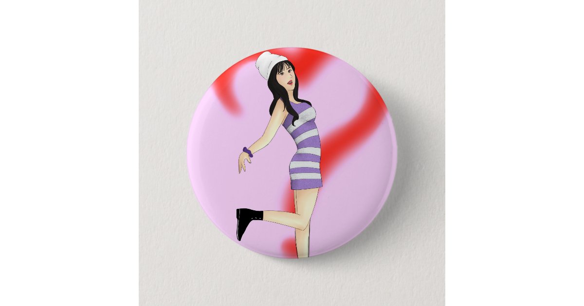 Twice Sana What Is Love Ver Button Zazzle Com