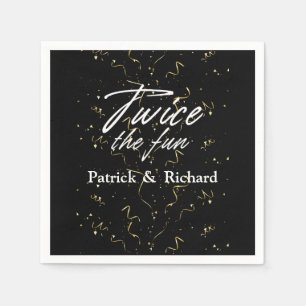 Twice the Fun Friends Joint Birthday Double Napkins