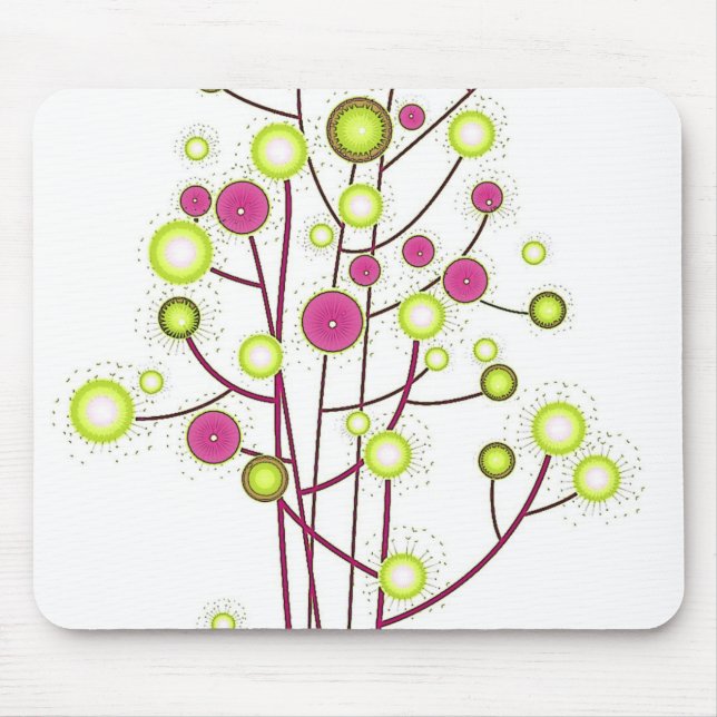 twice the green tree mouse pad (Front)