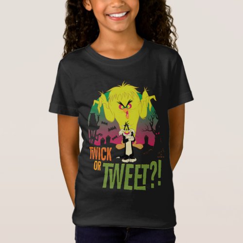 Twick or Tweet TWEETYâ  SYLVESTERâ T_Shirt