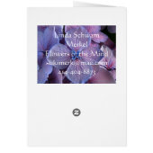 Twightlight Hydrangea Cards (Back)