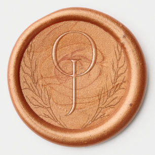 Twigs Elegant Wedding Wax Seal Sticker