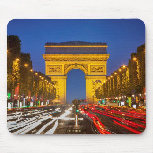 Twilight Along Champs Elysee Mouse Pad