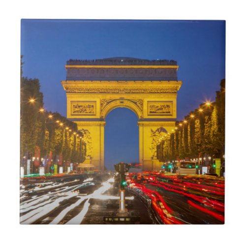 Twilight Along Champs Elysee Tile
