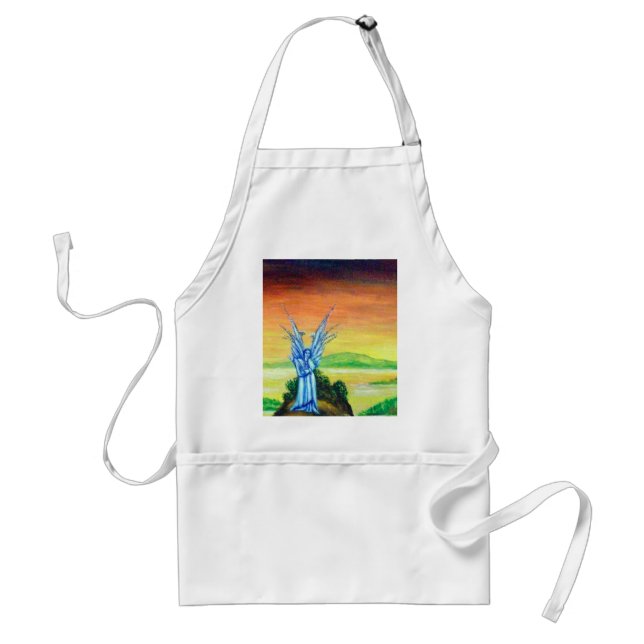 TWILIGHT ANGEL ADULT APRON (Front)