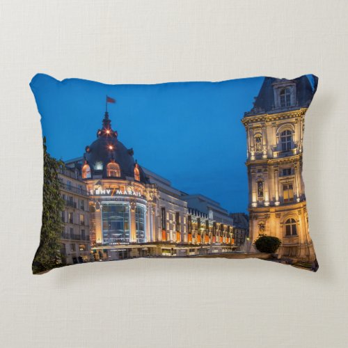 Twilight at Bazar de lHotel de Ville Accent Pillow