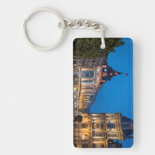 Twilight at Bazar de lHotel de Ville Keychain