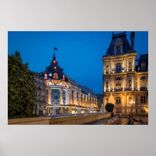 Twilight at Bazar de lHotel de Ville Poster