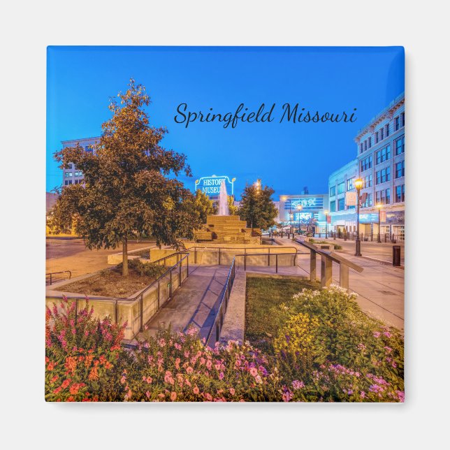 Twilight At Park Central Square Magnet (Front)