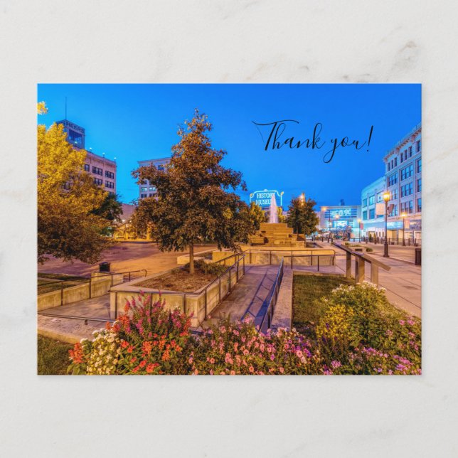 Twilight At Park Central Square Thank you Postcard (Front)