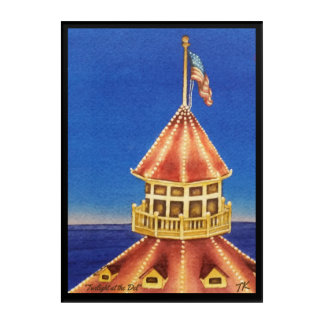 Twilight At the Del Acrylic Print