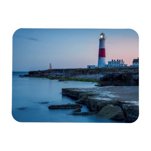 Twilight at the Portland Bill Lighthouse Magnet