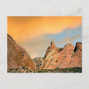 Twilight at Valley of Fire State Park, Postcard