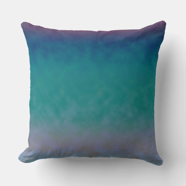Twilight Beneath the Waves Throw Pillow (Front)