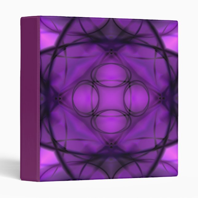Twilight Bloom 3 Ring Binder (Front/Spine)