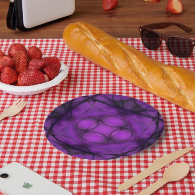 Twilight Bloom Paper Plates (Picnic)
