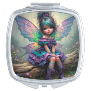  Twilight Blossom Fairy Compact Mirror