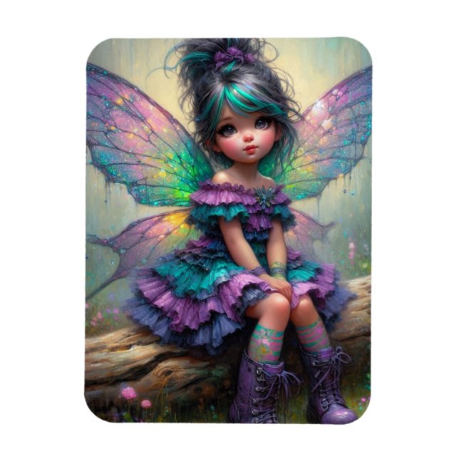  Twilight Blossom Fairy Magnet (Vertical)