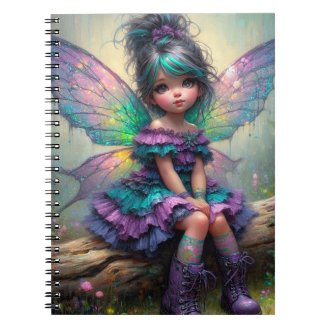  Twilight Blossom Fairy Notebook (Front)