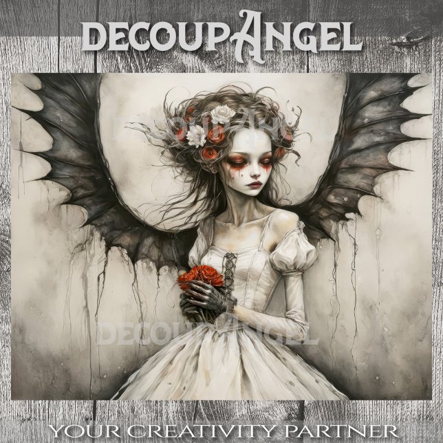 Twilight Bride - Angela - Decoupage -  Tissue Paper (Creator Uploaded)